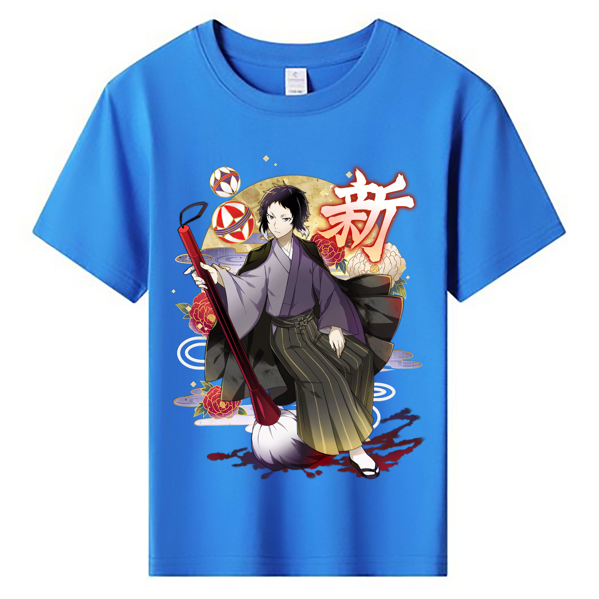 （画像用） 文豪ストレイドッグス Bungo Stray Dogs 綿100％キッズTシャツ（フロントプリント）